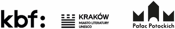 Krakowskie Biuro Festiwalowe, Kraków Miasto Literatury UNESCO, Pałac Potockich - loga